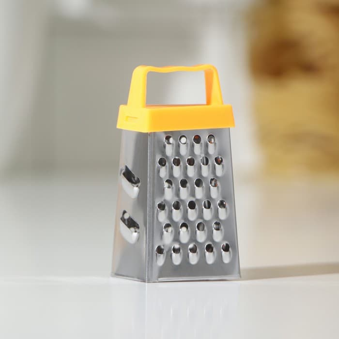 Тёрка четырёхгранная Доляна «Мини», 3.5×6.5×3 см, для корицы и шоколада, МИКС