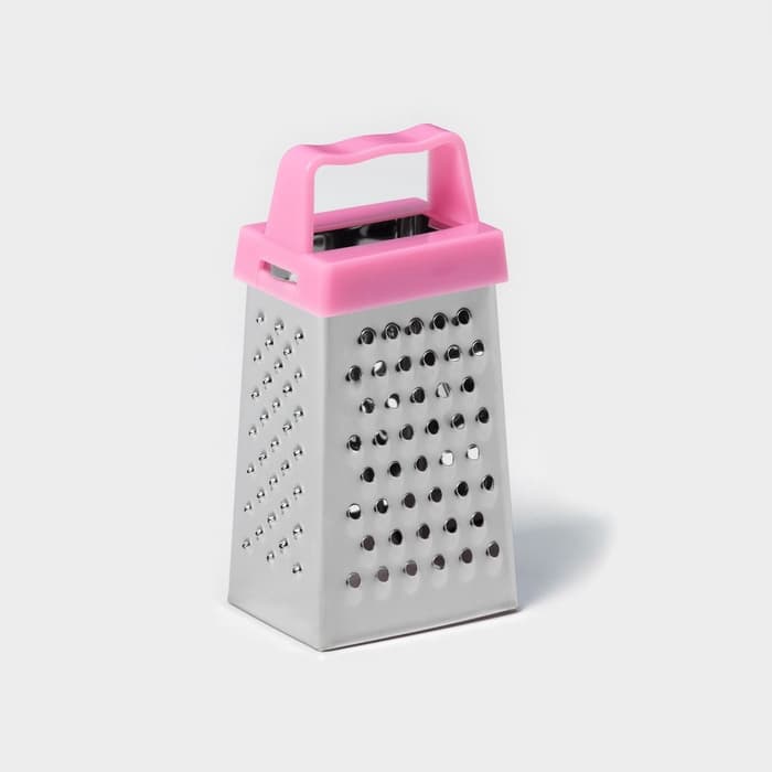 Тёрка четырёхгранная Доляна «Мини», 3.5×6.5×3 см, для корицы и шоколада, МИКС