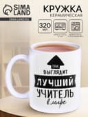 Кружка чайная керамическая «Так выглядит лучший учитель», 320 мл