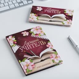 Подарочный набор, ежедневник А5, 80 л., планер 50 л., «Для лучшего учителя»
