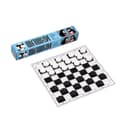 Шашки, настольная игра Десятое Королевство «Два пингвина», 24 шт., мягкое поле 29×29 см