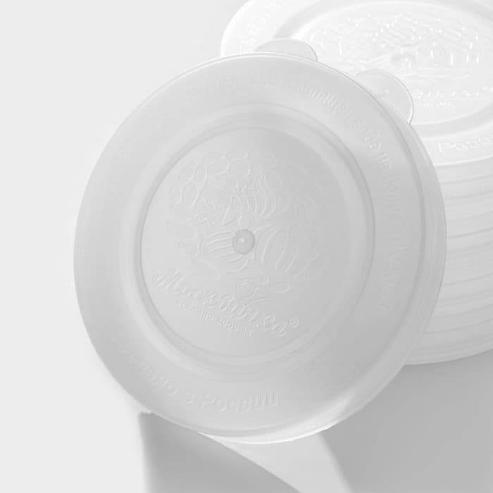 Крышки для горячего консервирования «Москвичка», набор 10 шт., ПЭТ 1-82