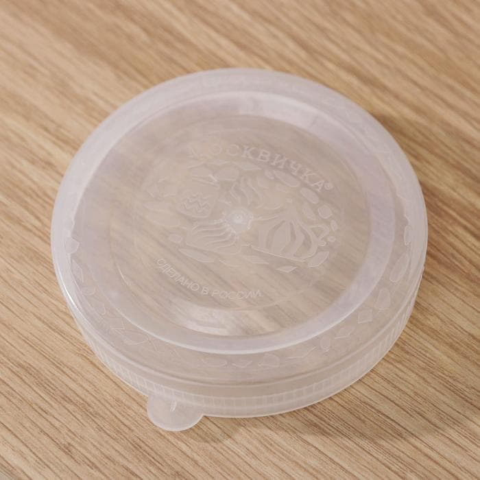 Крышки для холодного консервирования «Москвичка», упаковка 10 шт., ПЭТ 1-82, прозрачная