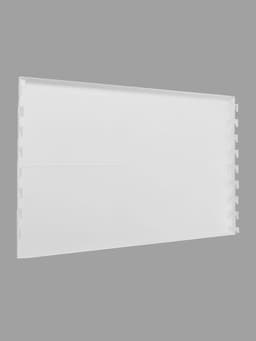 Панель для стеллажа, 35×125 см, белая