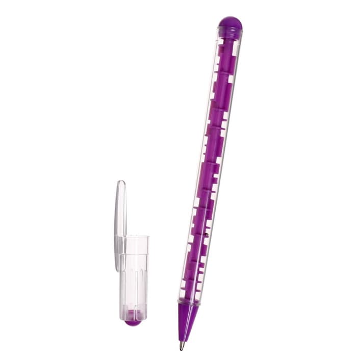 Ручка-прикол Calligrata «Лабиринт», синий стержень, шариковая, МИКС