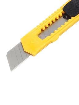 Нож канцелярский, лезвие 18 мм, корпус пластик, фиксатор, блистер, МИКС