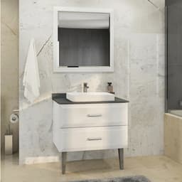 Зеркало Comforty «Империя 80», 780×800 мм, цвет белый