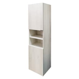 Шкаф – колонна для ванной комнаты Comforty «Верона – 35», 350×320×1600 мм, цвет дуб белый