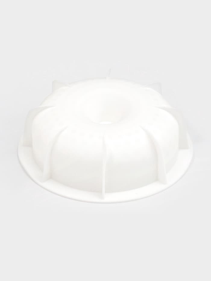 Форма для муссовых десертов и выпечки Доляна «Снежная гора», силикон, 18.8×5.5 см, белая