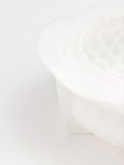 Форма для муссовых десертов и выпечки Доляна «Снежная гора», силикон, 18.8×5.5 см, белая