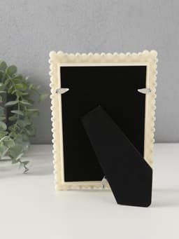 Фоторамка для фото 10×15 см «Жемчуг и стразы», пластик, прямые углы, 17.5×12.5 см