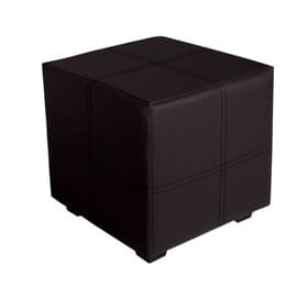 Пуф «Марио», 400×400×380 мм, экокожа, цвет чёрный