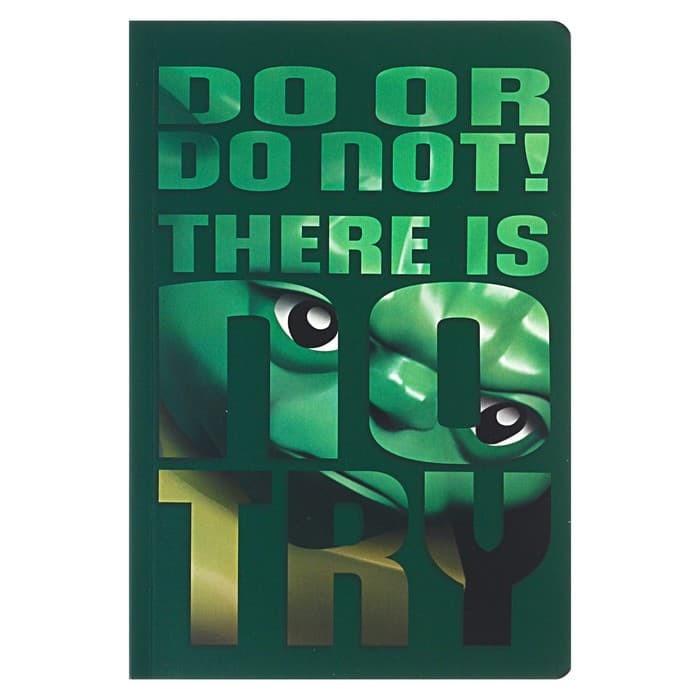 Записная книжка А5 LEGO, 96 листов, линейка, Star Wars – Yoda