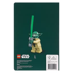 Записная книжка А5 LEGO, 96 листов, линейка, Star Wars – Yoda