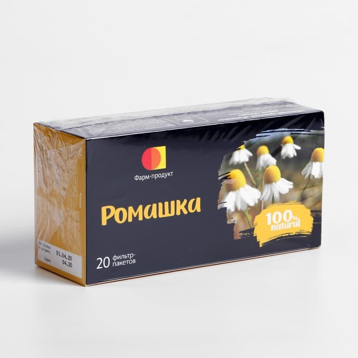 Фиточай травяной «Ромашка», 20 фильтр-пакетов по 1.5 г