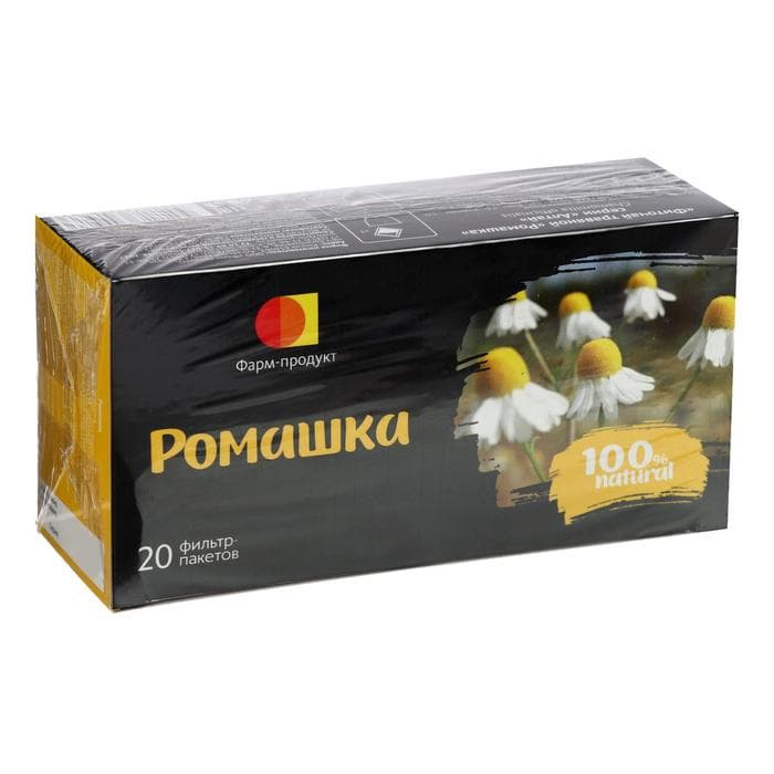 Фиточай травяной «Ромашка», 20 фильтр-пакетов по 1.5 г