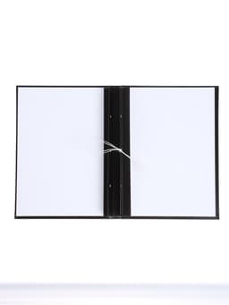 Папка «Выпускная квалификационная работа» А4, бумвинил, гребешки/сутаж, (без бумаги) чёрная