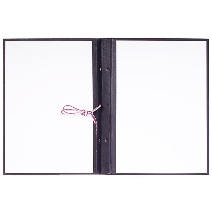 Папка «Выпускная квалификационная работа» А4, бумвинил, гребешки/сутаж, (без бумаги) чёрная