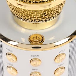 Микрофон для караоке Luazon LZZ-56, WS-858, 1800 мАч, жёлтый