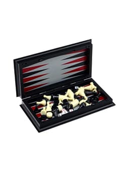 Шахматы с шашками и нардами «Классика», 3 в 1, магнитная доска 20×20 см