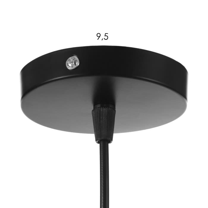 Светильник BayerLux Подвес «Треугольник» 1×40 Вт E27 черный 16×16×116 см