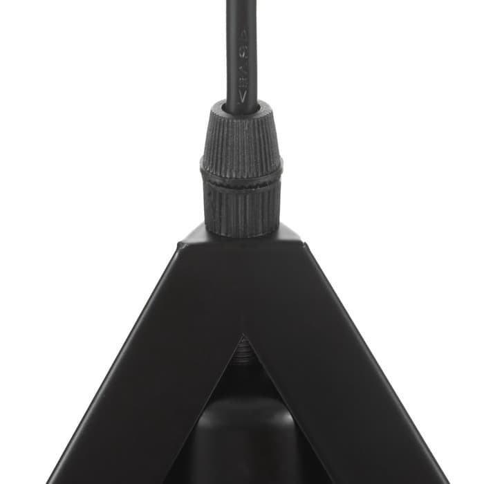 Светильник BayerLux Подвес «Треугольник» 1×40 Вт E27 черный 16×16×116 см