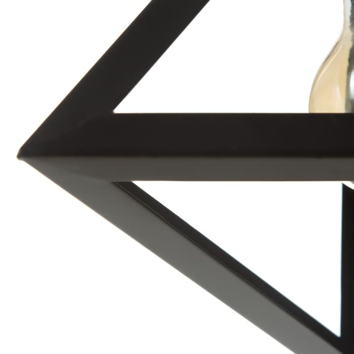 Светильник BayerLux Подвес «Треугольник» 1×40 Вт E27 черный 16×16×116 см