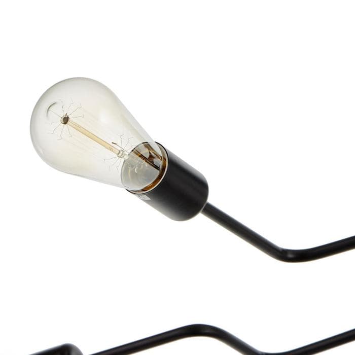 Люстра «Линии» 6×40 Вт Е27 черный 80×65×18 см BayerLux