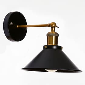 Бра «Гамбия» 1×40 Вт Е27 чёрный 22×22×27 см