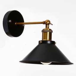 Бра «Гамбия» 1×40 Вт Е27 чёрный 22×22×27 см