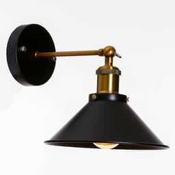 Бра «Гамбия» 1×40 Вт Е27 чёрный 22×22×27 см