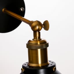 Бра «Гамбия» 1×40 Вт Е27 чёрный 22×22×27 см