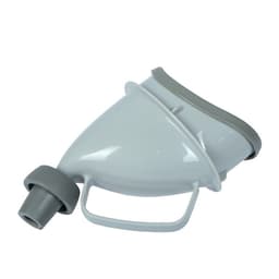 Автомобильный писсуар с переходником, портативный, серый, пластик