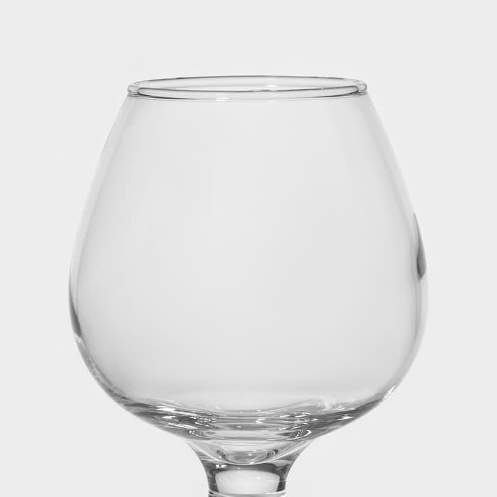 Бокалы для коньяка Paşabahçe Bistro, 395 мл, размер одного бокала 8.5×12 см, набор 6 шт., стекло, прозрачные