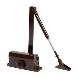 Доводчик дверной ТУНДРА d=40BR, до 40 кг, коричневый