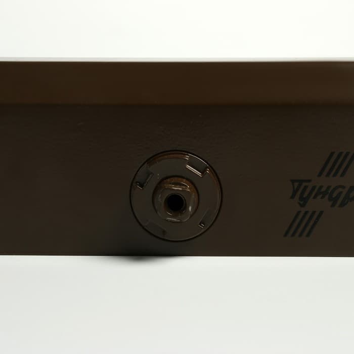 Доводчик дверной ТУНДРА d=60BR, до 60 кг, коричневый