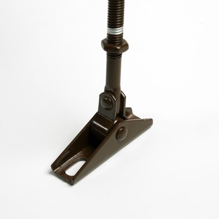 Доводчик дверной ТУНДРА d=60BR, до 60 кг, коричневый