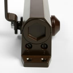 Доводчик дверной ТУНДРА d=60BR, до 60 кг, коричневый