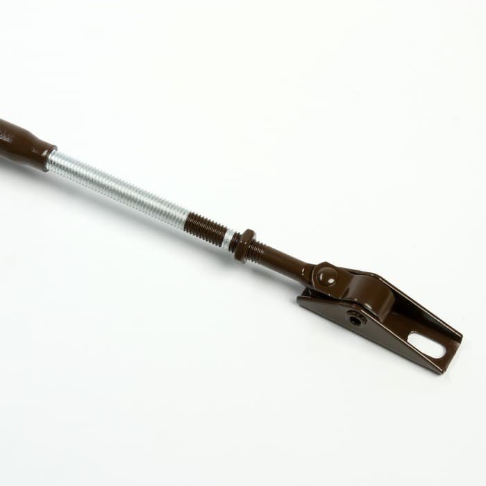 Доводчик дверной ТУНДРА d=60BR, до 60 кг, коричневый