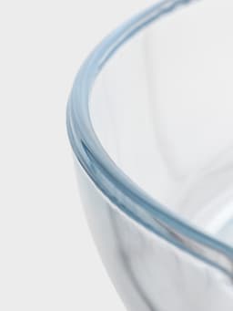 Утятница овальная Paşabahçe, 2,6/1.3 л, с крышкой-формой для запекания, жаропрочное стекло, прозрачная