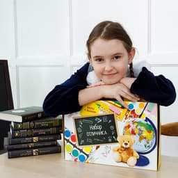 Набор первоклассника, 42 предмета, Calligrata «Школа», в картонной коробке