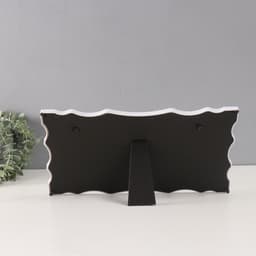 Фоторамка - коллаж на 6 фото 4×5 см, 9×13 см, 10×15 см, 13×18 см «Узорная», белая, 23×40.5×2 см