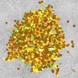 Наполнитель для шаров «Конфетти шестиугольник», d=3 мм, 10 г