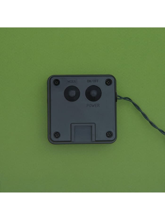 Гирлянда «Нить», 10 м, уличная, IP44, 100 LED, 2 режима, солнечная батарея, тёмная нить, свечение мульти