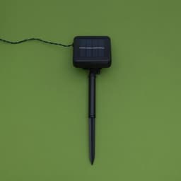 Гирлянда «Нить», 4.5 м, уличная, с насадками «Пчёлка», IP44, 30 LED, 2 режима, солнечная батарея, тёмная нить, свечение тёплое белое