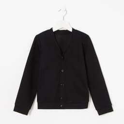 Кардиган для мальчика, чёрный, рост 134 см