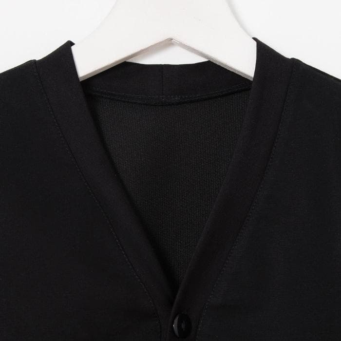 Кардиган для мальчика, чёрный, рост 134 см