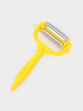 Овощечистка многофункциональная Доляна, 16×9 см, жёлтая