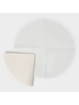 Бумага для выпечки круглая силиконизированная Gurmanoff, d=36 см, пергамент набор 5 листов, белая