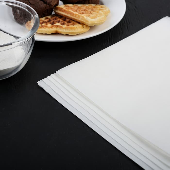 Бумага для выпечки силиконизированная Gurmanoff, 38×42 см, пергамент набор 5 листов, белая